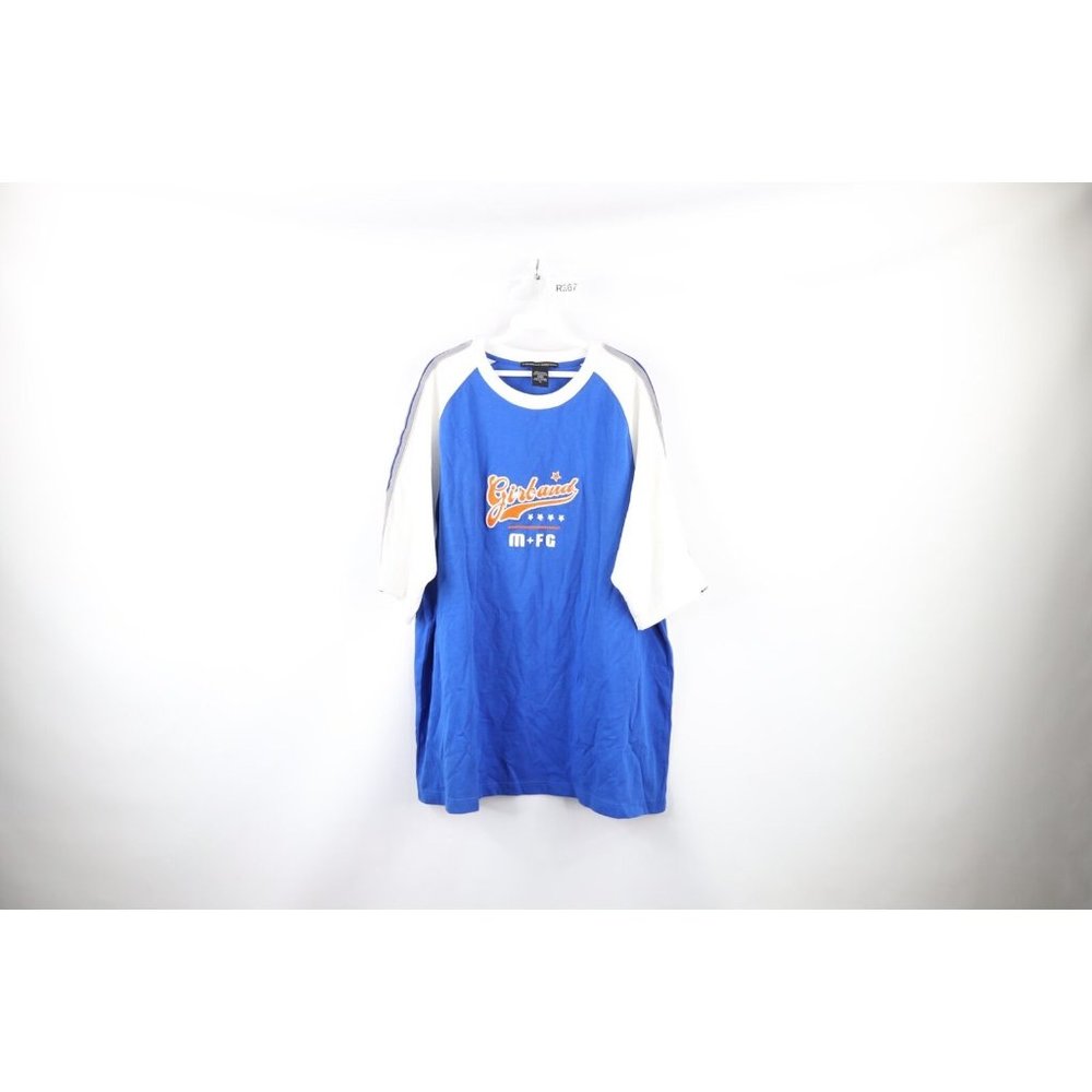 Deadstock Vtg 90s Marithe Francois Girbaud Mens XL Baggy Chain Stitched T-Shirt